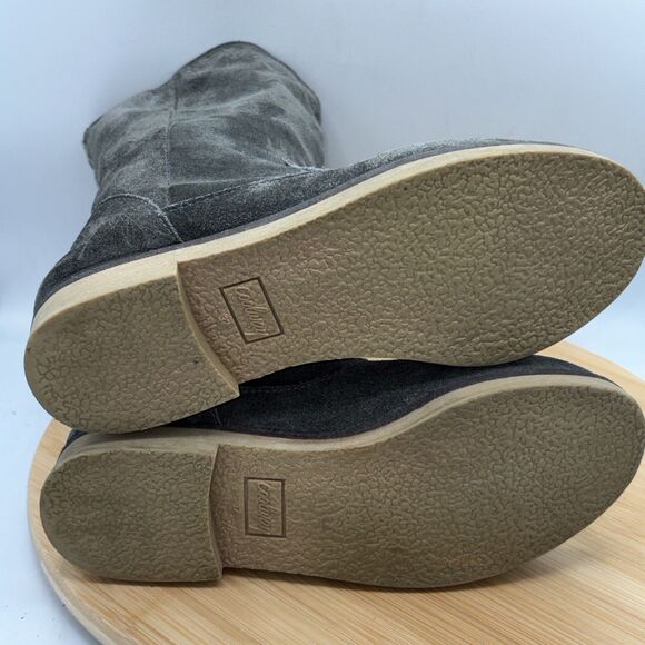 Coolway Green Suede Boho Western Boots Women's EU 37 US 6 embroidery pull on - Picture 8 of 10